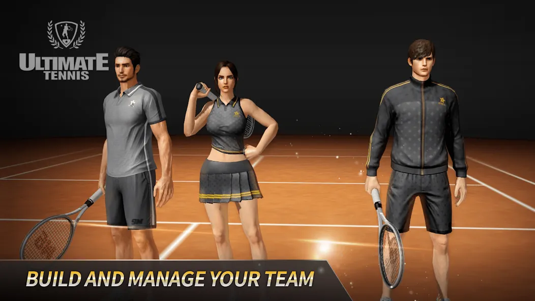 Ultimate Tennis: 3D online spo (Ультимейт Теннис)  [МОД Бесконечные монеты] Screenshot 2