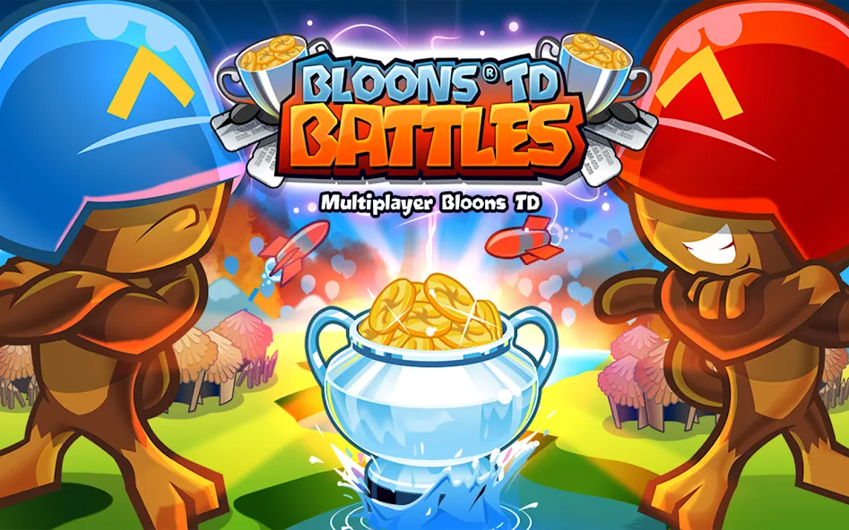 Bloons TD Battles (Блунс ТД Батлз)  [МОД Много монет] Screenshot 1