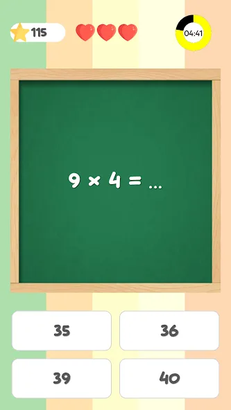 Math Quiz  [МОД Много денег] Screenshot 4