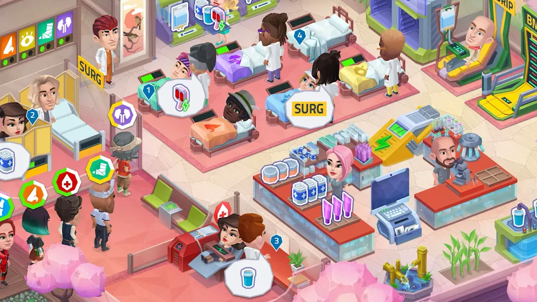 Happy Clinic: Hospital Game  [МОД Menu] Screenshot 5