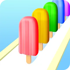 Скачать взломанную Popsicle Stack (Попсикл Стэк)  [МОД Бесконечные монеты] - полная версия apk на Андроид