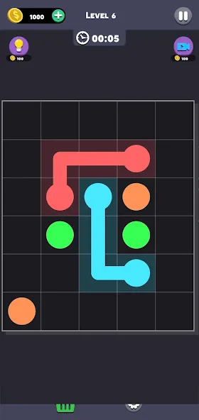 Same Color: Connect Two Dots (Сейм Колор Дот)  [МОД Все открыто] Screenshot 3