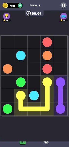 Same Color: Connect Two Dots (Сейм Колор Дот)  [МОД Все открыто] Screenshot 5