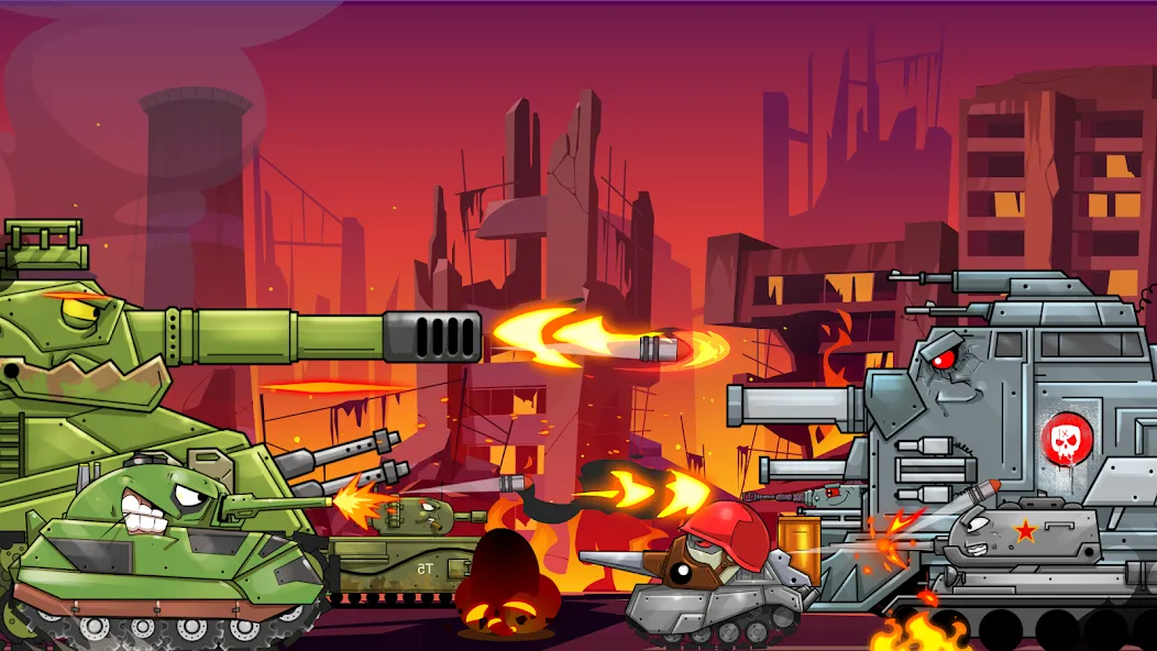 Merge Master Tanks: Tank wars (Мерж Танки)  [МОД Бесконечные деньги] Screenshot 3