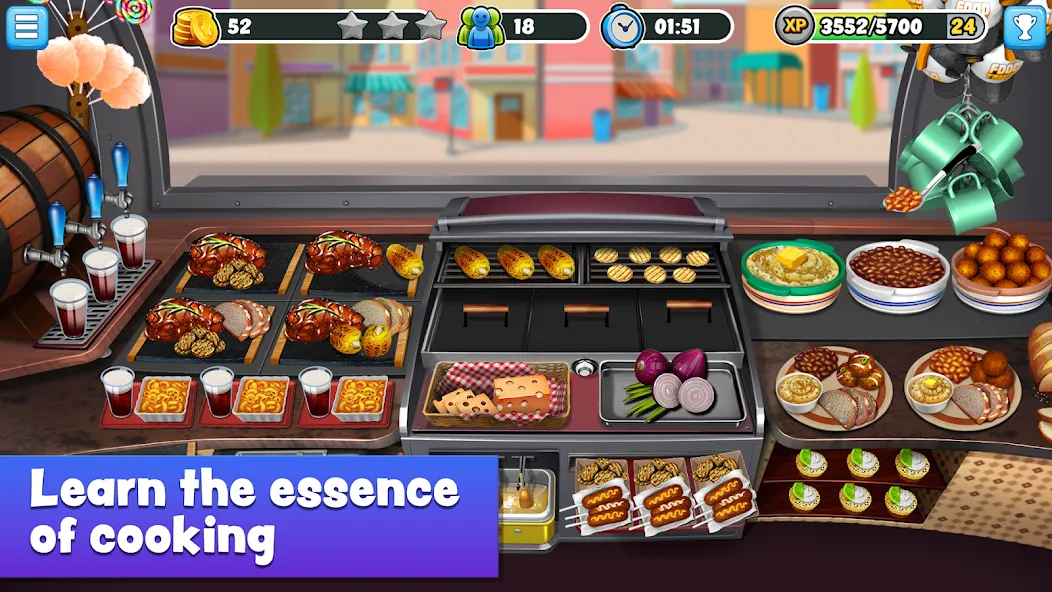 Food Truck Chef™ Cooking Games (Фуд Трак Шеф)  [МОД Unlimited Money] Screenshot 1