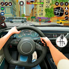 Скачать взломанную Modern Taxi Car Glory Driving  [МОД Бесконечные монеты] - последняя версия apk на Андроид