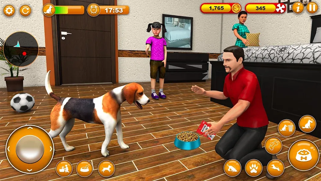 Pet Dog Family Adventure Games  [МОД Бесконечные монеты] Screenshot 3