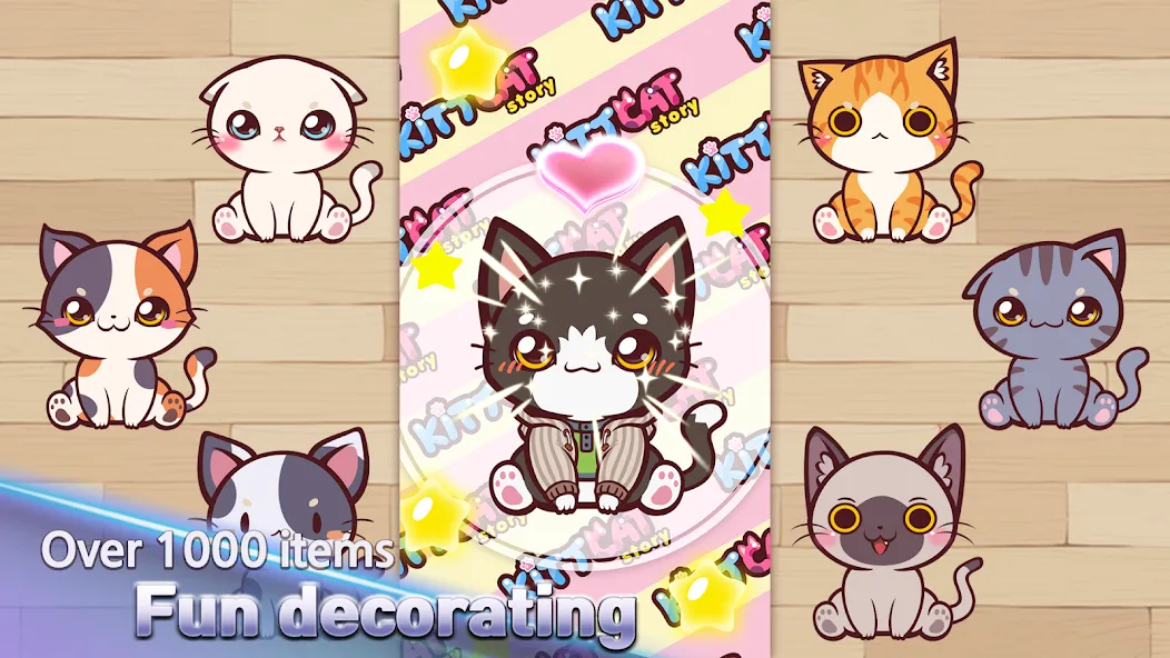 KittCat Story : Cat Maker (Киткэт Стори)  [МОД Mega Pack] Screenshot 5