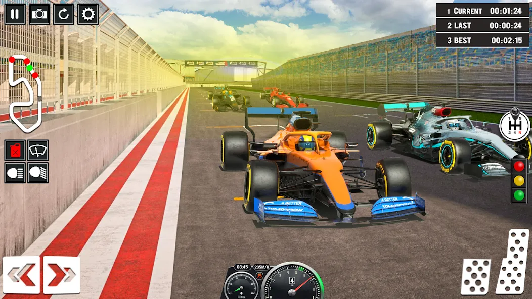 Formula Racing Car Racing Game  [МОД Бесконечные деньги] Screenshot 1