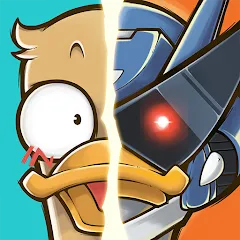 Скачать взлом Merge Duck 2: Idle RPG (Мердж Дак 2)  [МОД Unlimited Money] - полная версия apk на Андроид