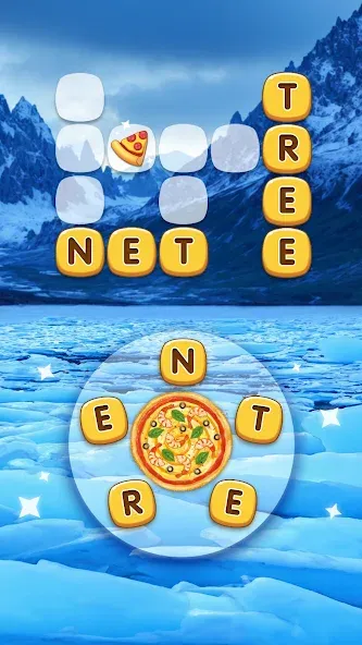 Word Pizza - Word Games  [МОД Все открыто] Screenshot 2