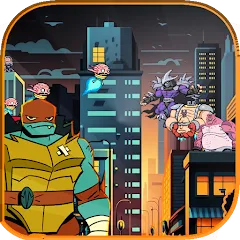 Скачать взлом The turtle adventur ninja hero  [МОД Unlimited Money] - полная версия apk на Андроид