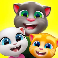 Скачать взлом My Talking Tom Friends  [МОД Много монет] - полная версия apk на Андроид