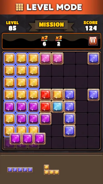 Block Puzzle 8x8 (Блокголоволомка 88)  [МОД Бесконечные монеты] Screenshot 5