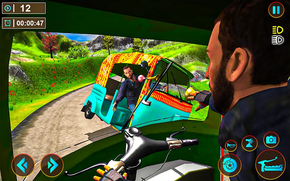 Tuk Tuk Offroad Auto Rickshaw (Тук Тук оффроуд автомобильный рикша)  [МОД Все открыто] Screenshot 4