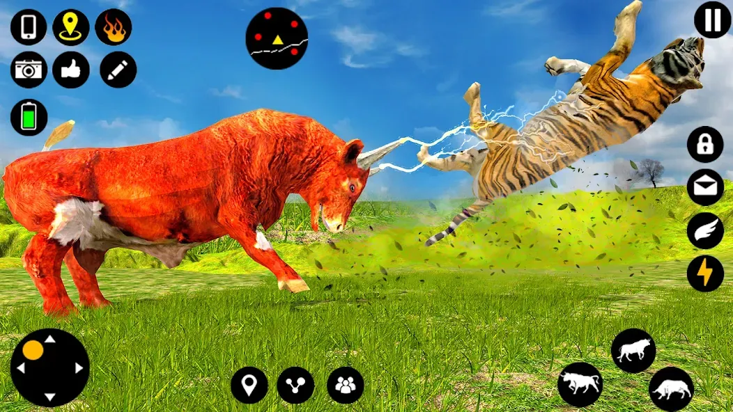 Angry Bull Attack Fight Games (Ангри Булл Атак Файт Геймс)  [МОД Mega Pack] Screenshot 2