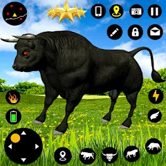 Скачать взлом Angry Bull Attack Fight Games (Ангри Булл Атак Файт Геймс)  [МОД Mega Pack] - полная версия apk на Андроид