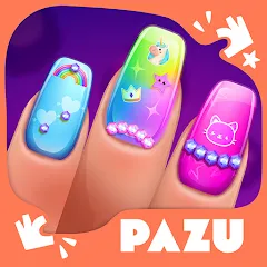 Взломанная Girls Nail Salon - Kids Games  [МОД Unlimited Money] - полная версия apk на Андроид