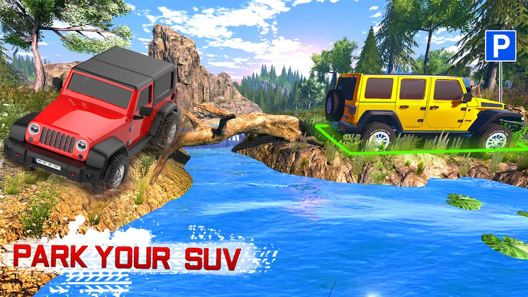 Offroad 4x4 Jeep Driving Game  [МОД Много монет] Screenshot 4