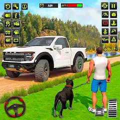 Взломанная Offroad 4x4 Jeep Driving Game  [МОД Много монет] - полная версия apk на Андроид