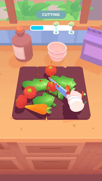 The Cook - 3D Cooking Game (Зе Кук)  [МОД Меню] Screenshot 1