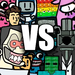 Взломанная Cartoon Battle  [МОД Бесконечные монеты] - стабильная версия apk на Андроид