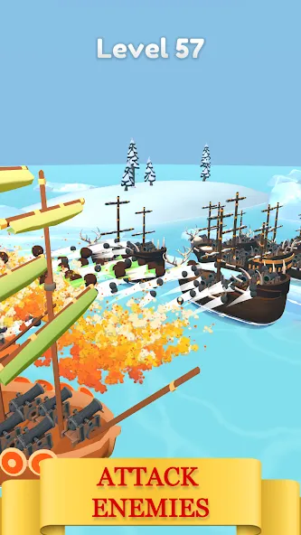 Merge Pirates (Мердж Пираты)  [МОД Все открыто] Screenshot 2