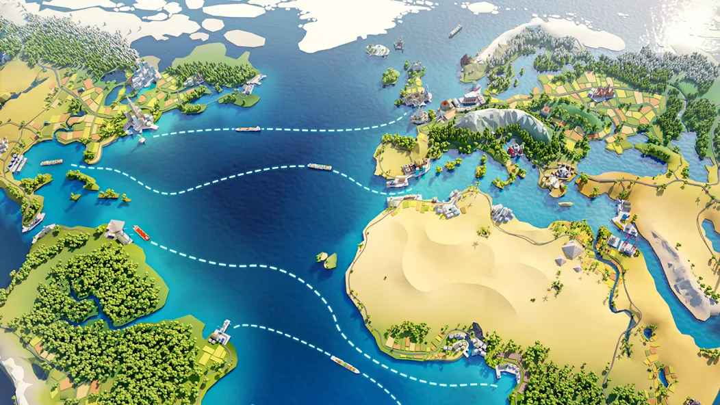 Port City: Ship Tycoon (Порт Сити)  [МОД Много монет] Screenshot 4