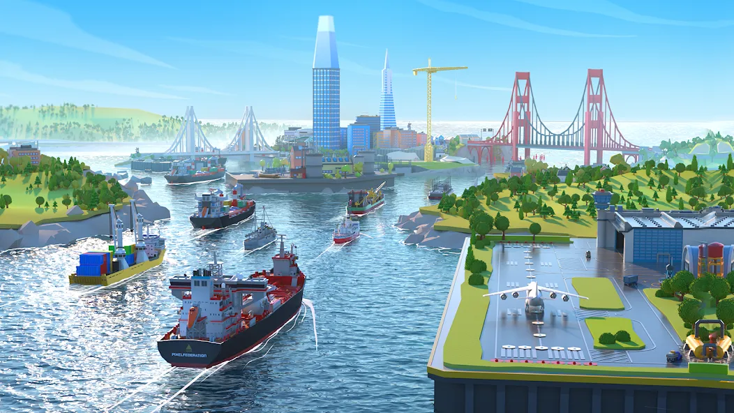 Port City: Ship Tycoon (Порт Сити)  [МОД Много монет] Screenshot 5