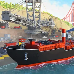 Взлом Port City: Ship Tycoon (Порт Сити)  [МОД Много монет] - полная версия apk на Андроид