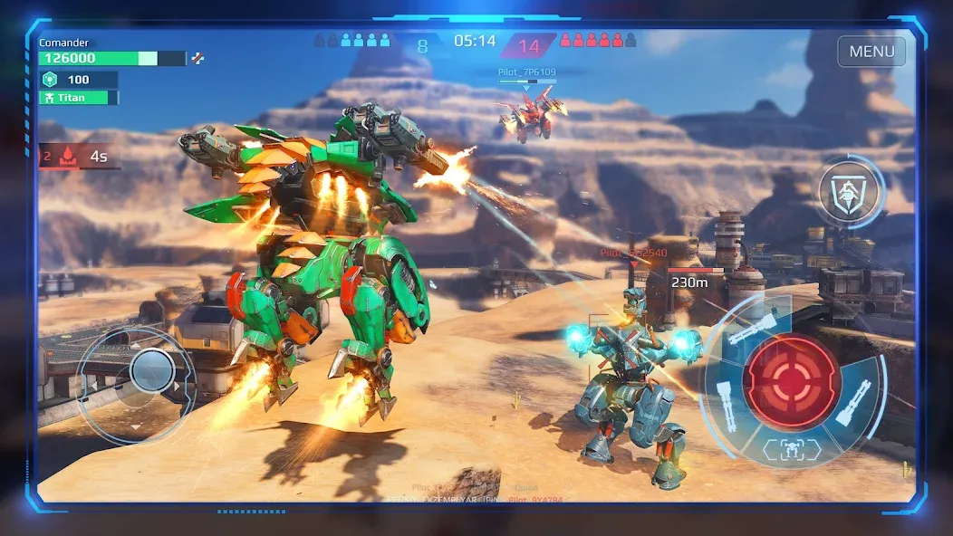 War Robots Multiplayer Battles  [МОД Много денег] Screenshot 2