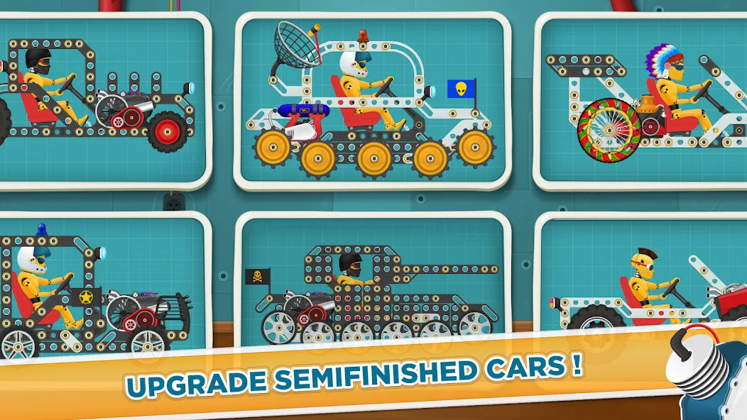 Car Builder & Racing for Kids  [МОД Бесконечные монеты] Screenshot 2