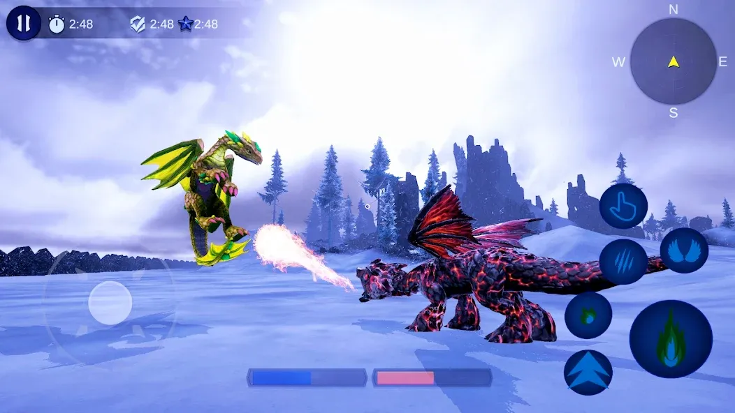 Magical Dragon Flight Games 3D  [МОД Бесконечные деньги] Screenshot 1