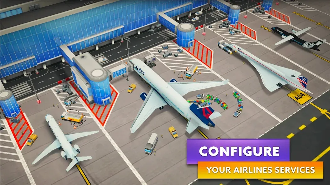 Airport Simulator: Tycoon Inc. (Эйрпорт Симулятор)  [МОД Все открыто] Screenshot 3