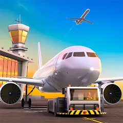 Взлом Airport Simulator: Tycoon Inc. (Эйрпорт Симулятор)  [МОД Все открыто] - стабильная версия apk на Андроид