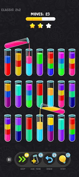 Color Water Sort Puzzle Games (Цветные игры сортировки воды)  [МОД Меню] Screenshot 5