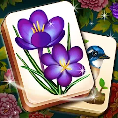 Взломанная Mahjong Blossom Solitaire  [МОД Много монет] - стабильная версия apk на Андроид