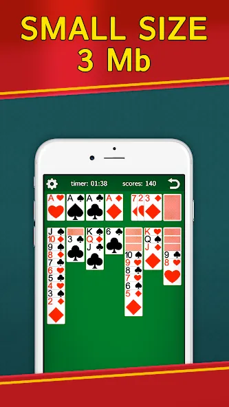 Classic Solitaire Klondike  [МОД Unlocked] Screenshot 2