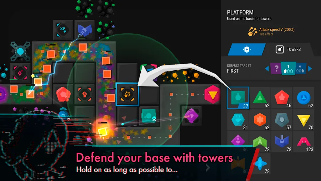 Infinitode 2 - Tower Defense (Инфинитод 2)  [МОД Много монет] Screenshot 1