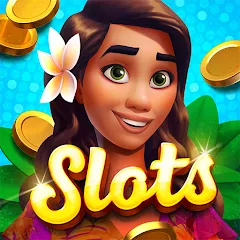 Скачать взломанную Paradise Fortune Casino Slots (Парадиз Форчун Казино Слотс)  [МОД Много монет] - полная версия apk на Андроид