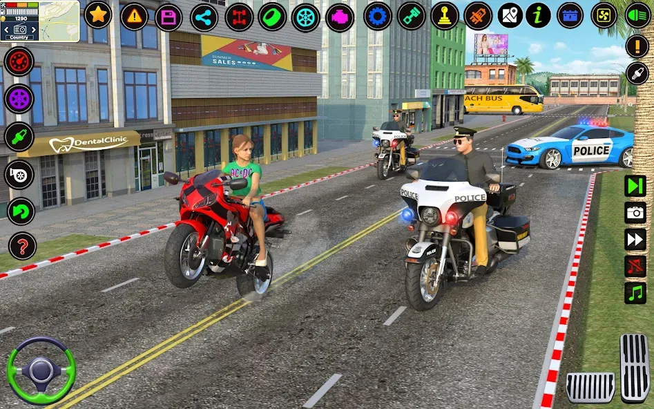 City Police Car Driving Games  [МОД Бесконечные деньги] Screenshot 3