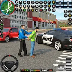 Скачать взлом City Police Car Driving Games  [МОД Бесконечные деньги] - полная версия apk на Андроид