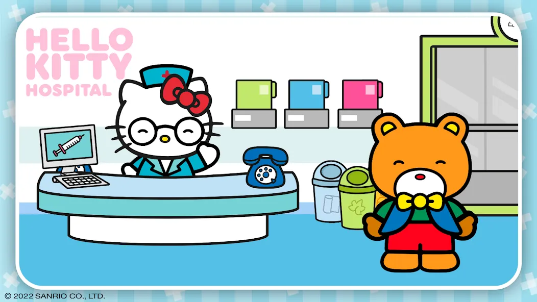 Hello Kitty: Kids Hospital (Хелло Китти)  [МОД Бесконечные монеты] Screenshot 1