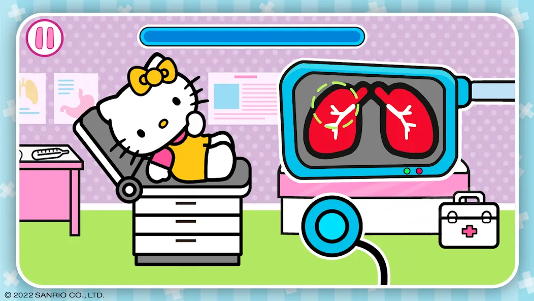 Hello Kitty: Kids Hospital (Хелло Китти)  [МОД Бесконечные монеты] Screenshot 3