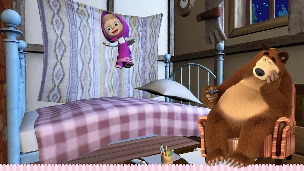 Masha and the Bear: Good Night  [МОД Mega Pack] Screenshot 3