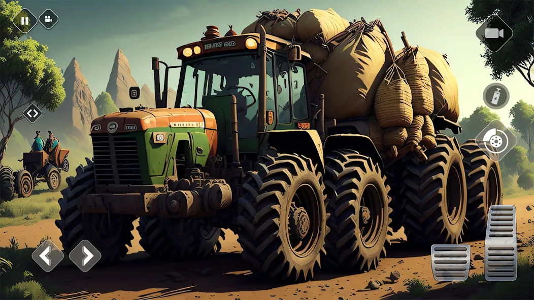 Tractor Driving Games: Farming  [МОД Unlocked] Screenshot 4