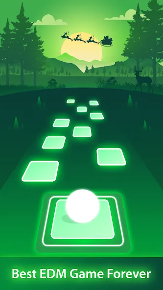 Magic Ball Tiles Hop Music Run (Меджик Бол Тайлз Хоп Мьюзик Ран)  [МОД Unlimited Money] Screenshot 1