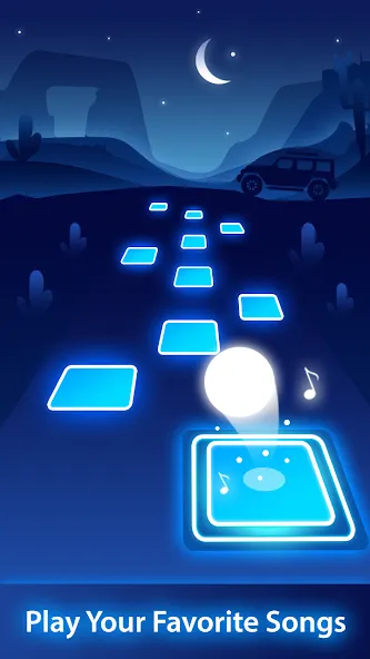 Magic Ball Tiles Hop Music Run (Меджик Бол Тайлз Хоп Мьюзик Ран)  [МОД Unlimited Money] Screenshot 2