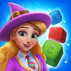 Взломанная Magic Blast: Mystery Puzzle (Маджик Бласт)  [МОД Mega Pack] - последняя версия apk на Андроид