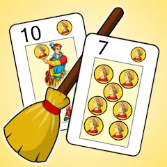 Взломанная La Escoba 2024 - Broom game (ла эскоба 2023)  [МОД Unlocked] - стабильная версия apk на Андроид